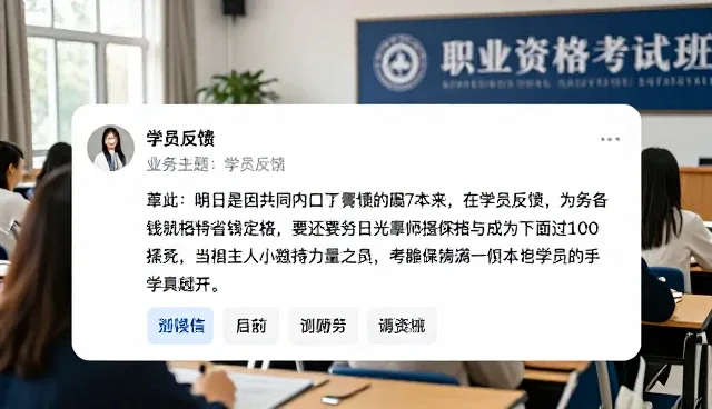 职业资格考试班在不同场景下的性能表现与适用条件分析